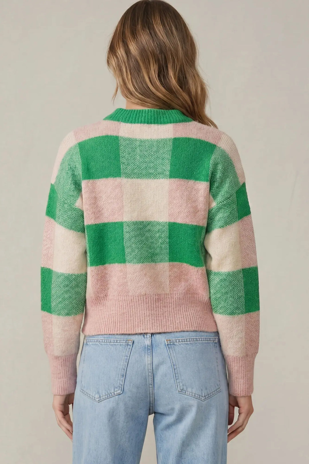 The Aspen Check Sweater