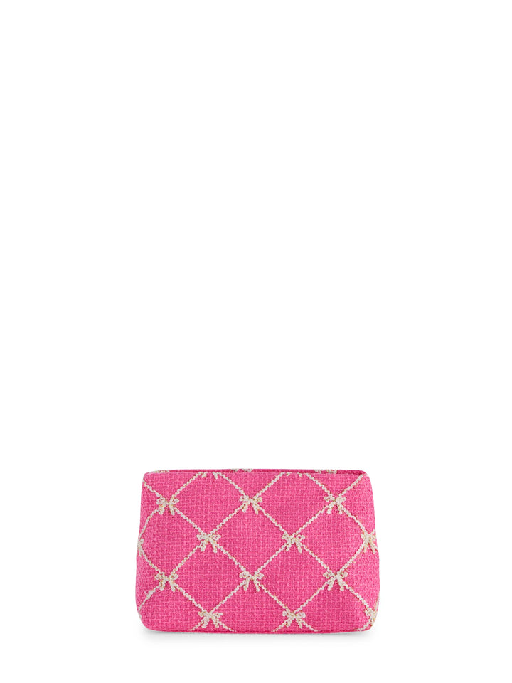 Bow Trellis Cosmetic Bag