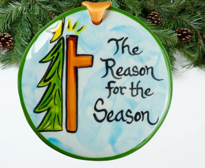 Hand Painted Disc Ornament Collection