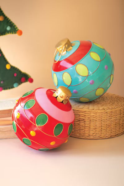 Merry & Bright Oversized Ornament Décor
