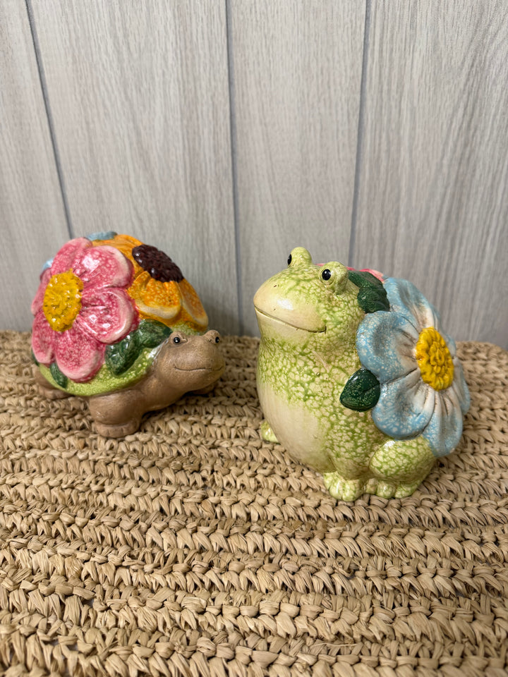 Blossom Garden Frog & Turtle