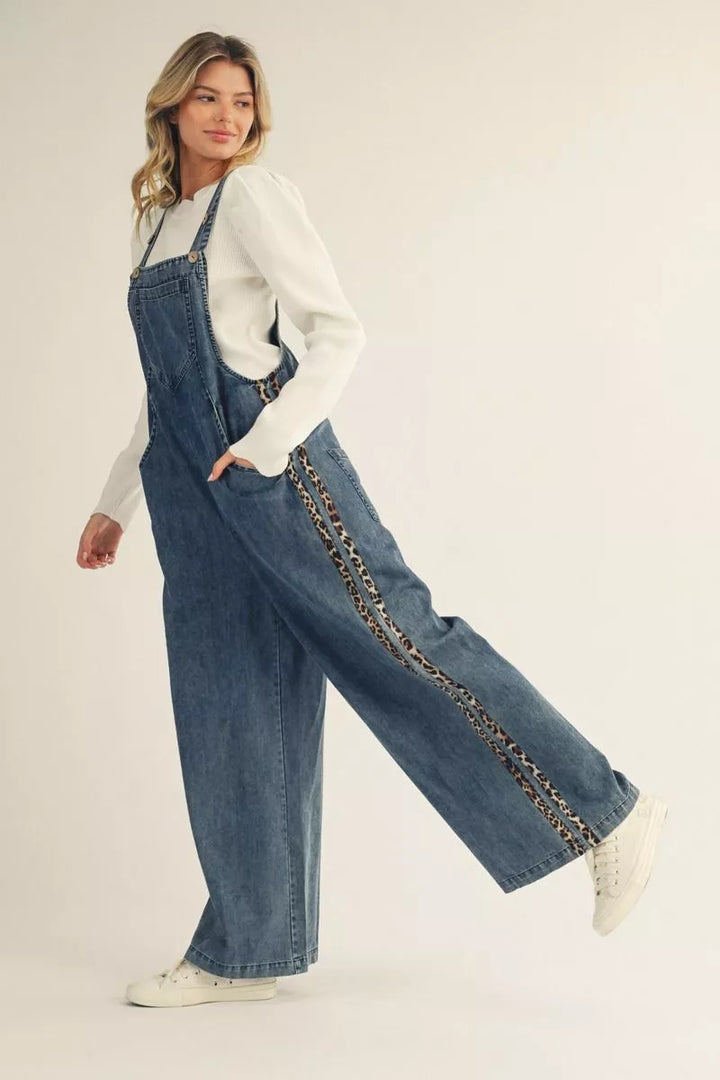 Roaming Wild Denim Overalls