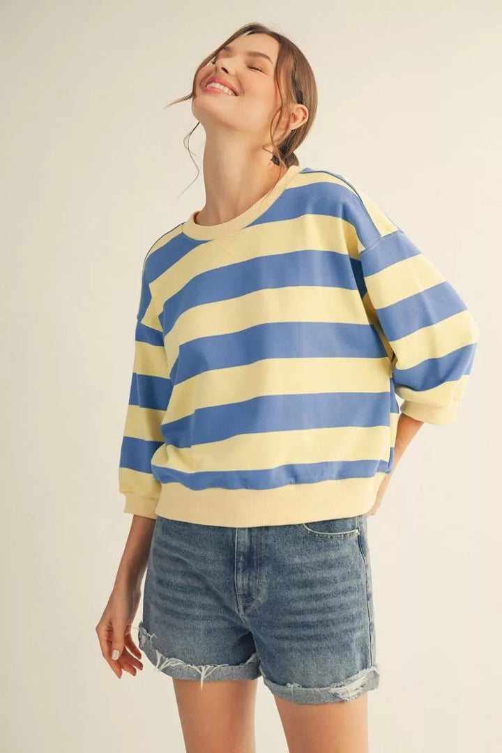 The Riviera Stripe Pullover