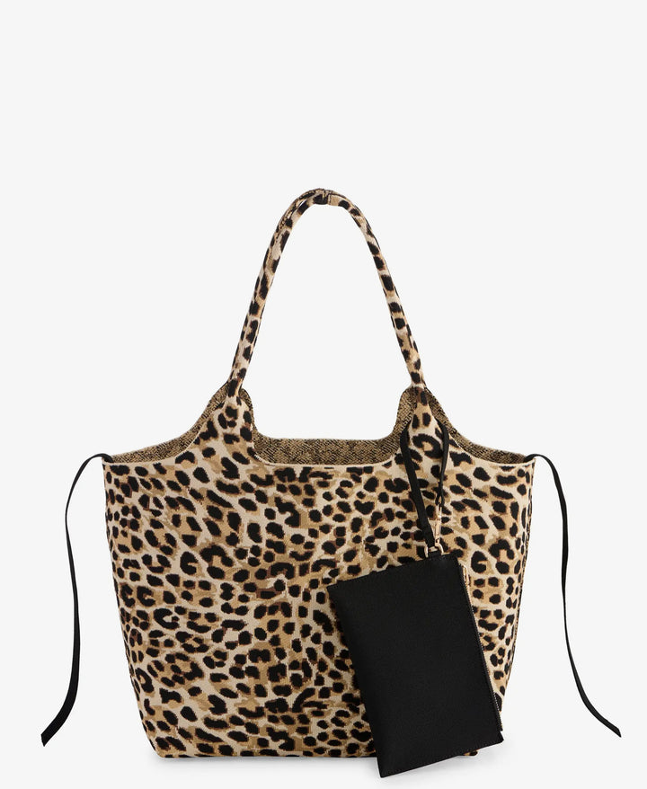 Robbie Leopard Tote