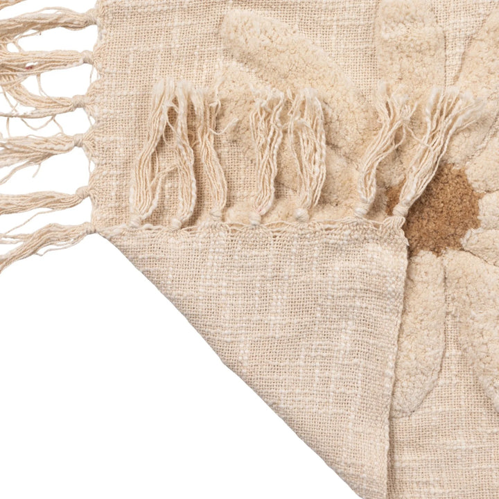 Daisy Meadow Cotton Slub Throw