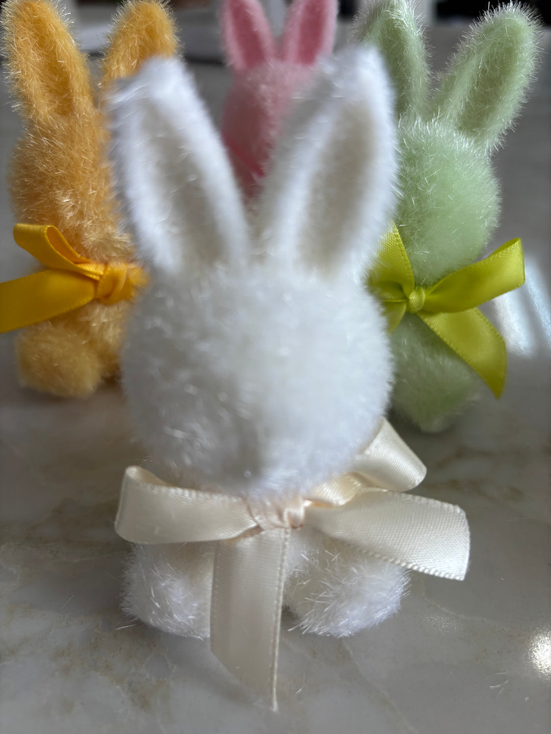 4” Velvet Flocked Bunny