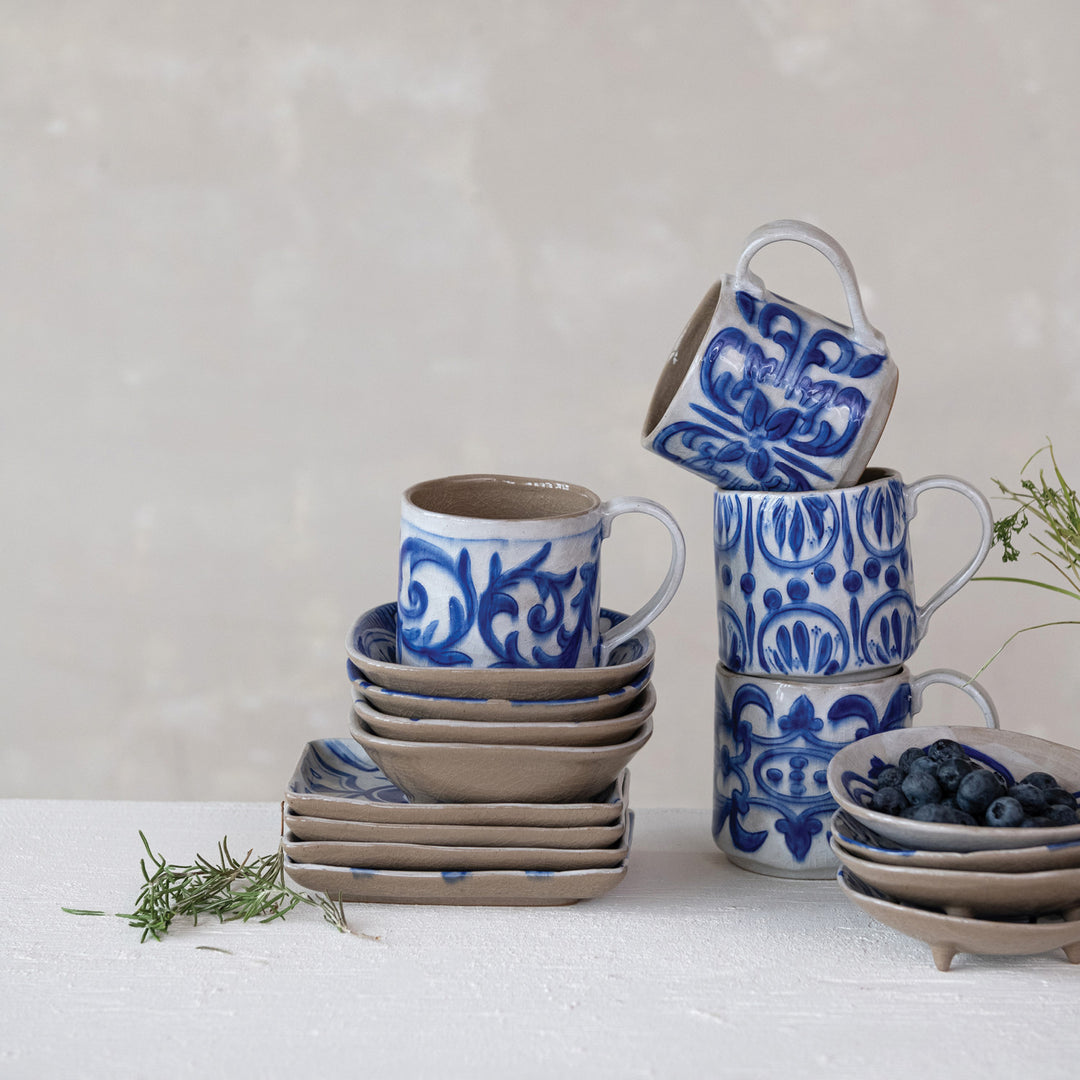 Indigo Artisan Stoneware Mug