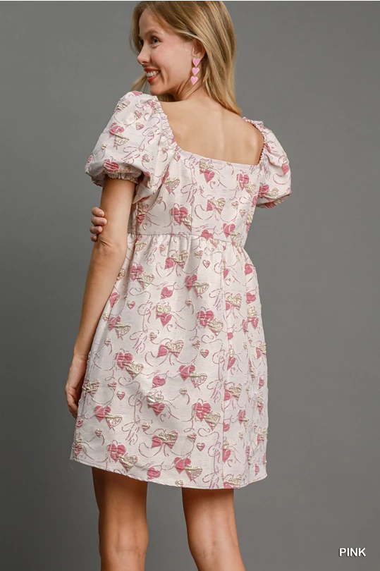 Metallic Hearts Dress