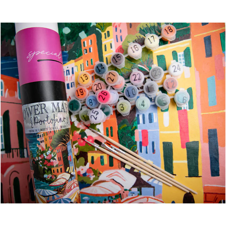 Flower Market Paint-by-Numbers Kit