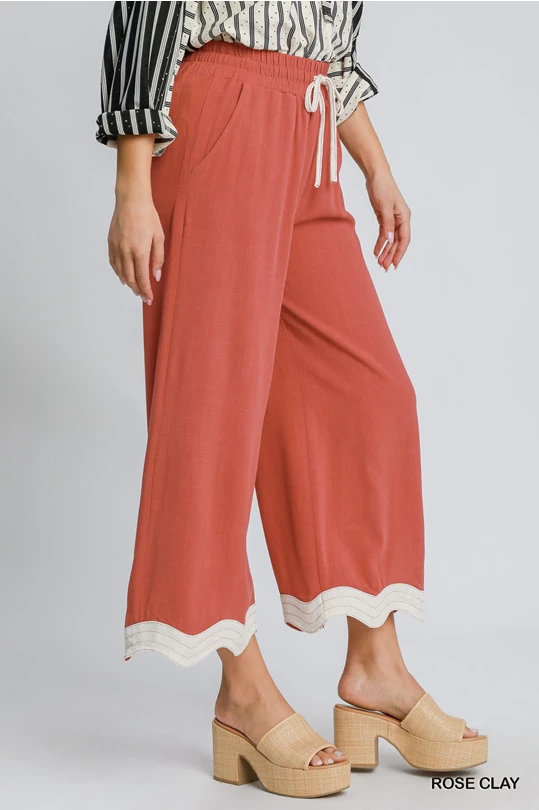 Rose Clay Wave Pants