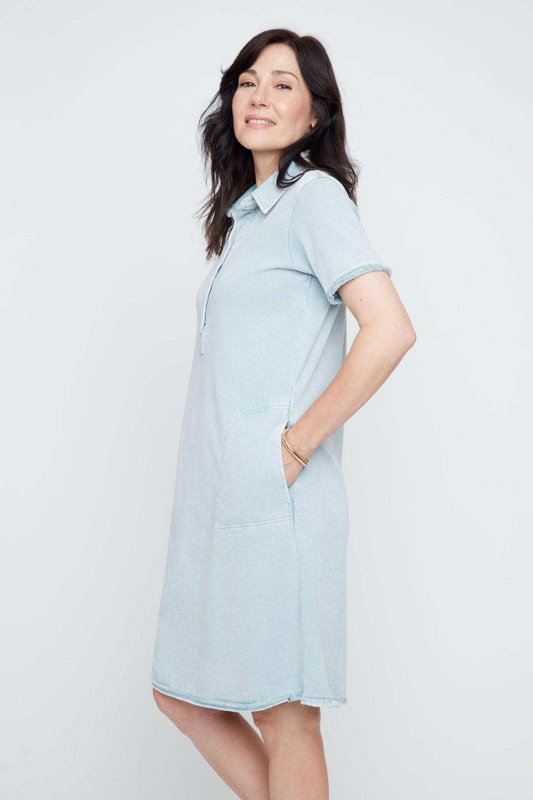 Seabreeze Soft Denim Shirt Dress