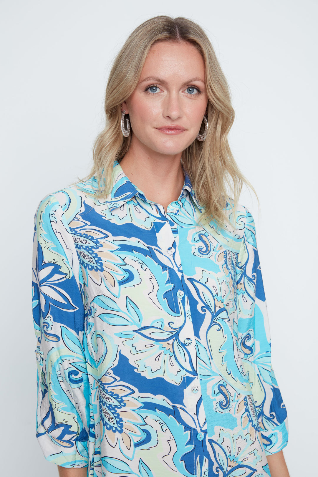 Blue Tide Shirt Dress
