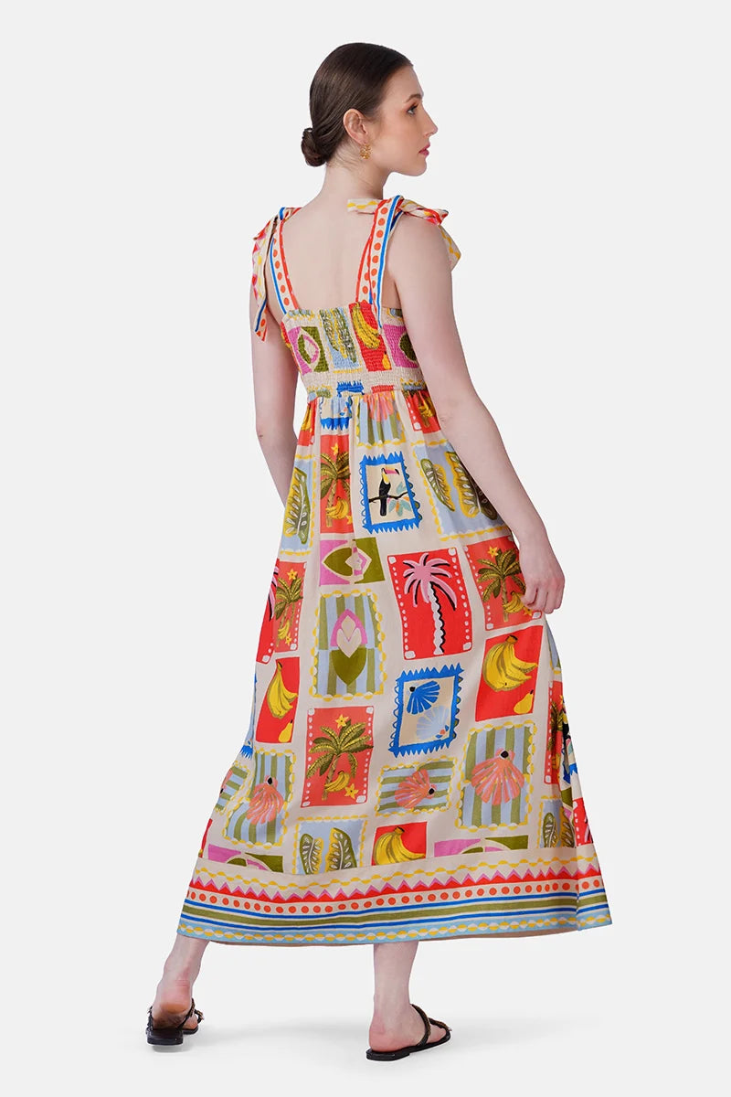 Tropic Postcard Maxi Dress