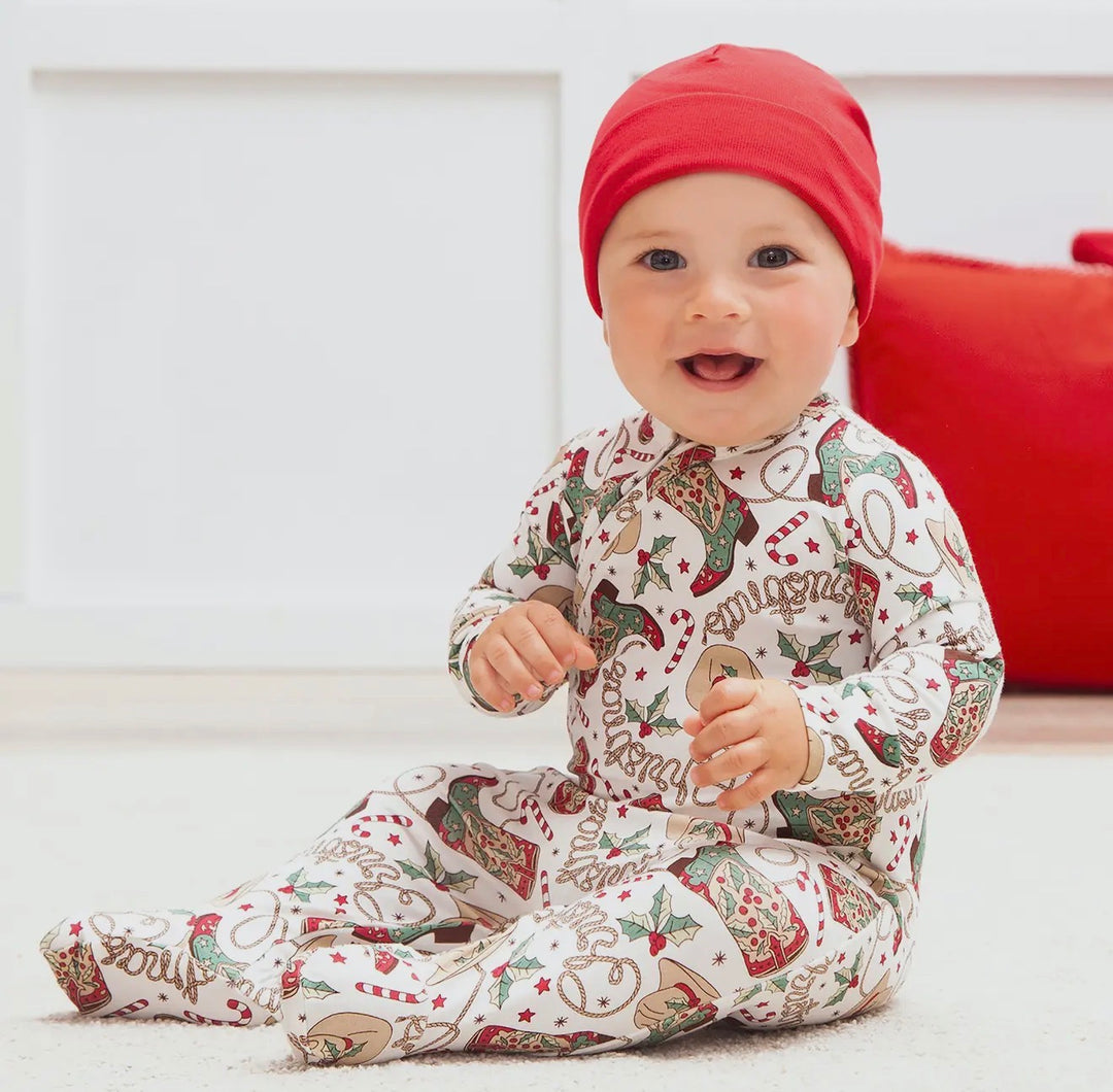 Western Christmas Family Pajama Set