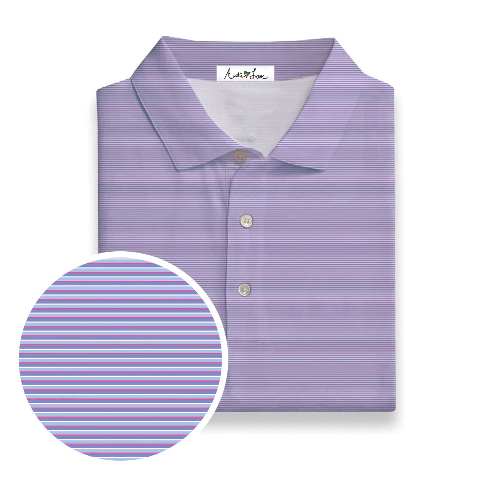 The Coastal Stripe Performance Polo