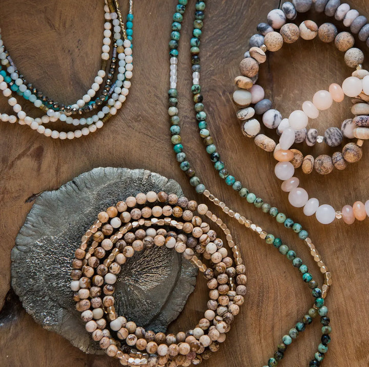 Stone Wrap Bracelet/Necklace