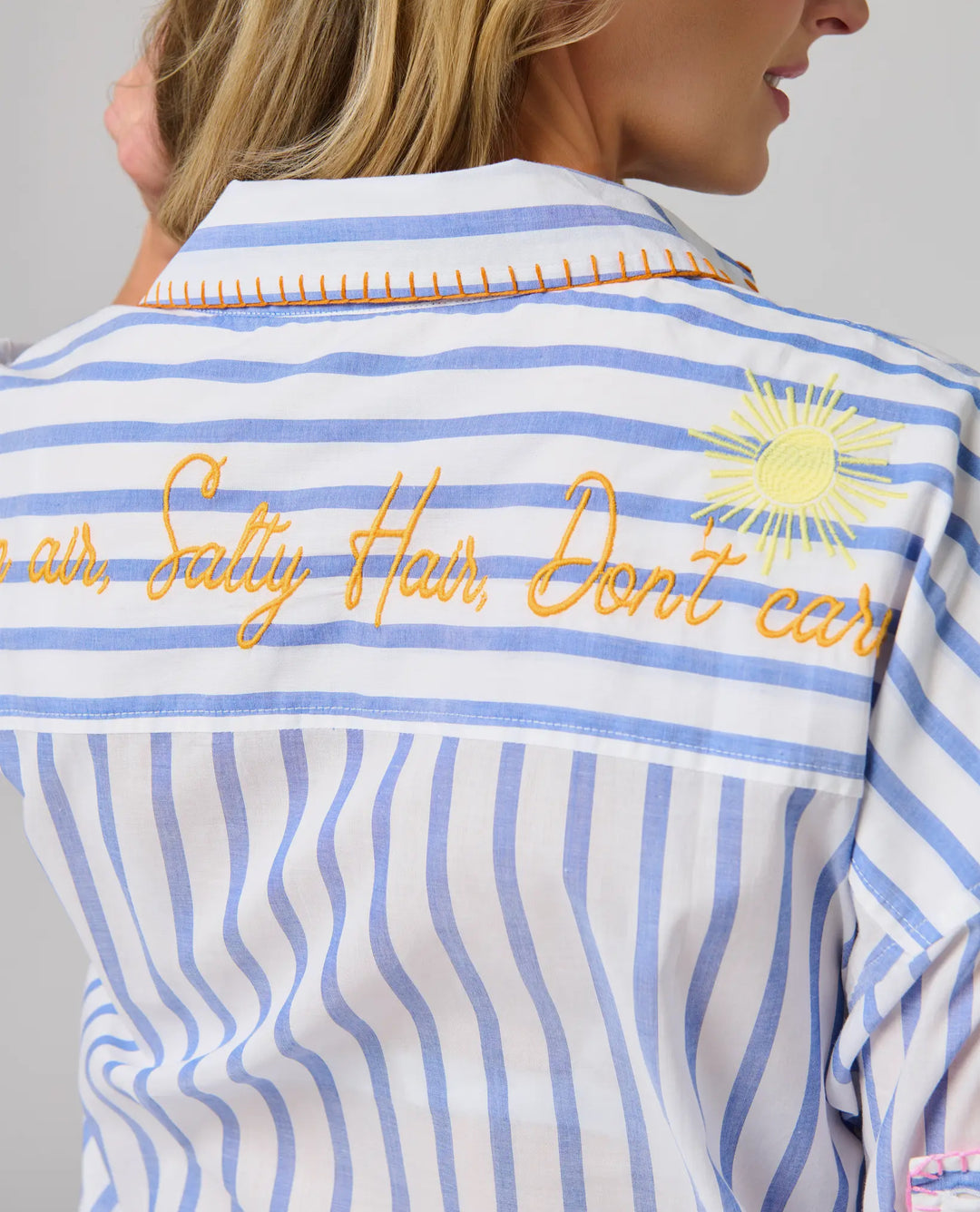 Salty Air Button Down Shirt Dress