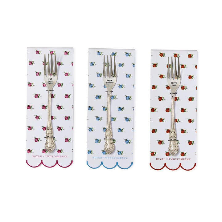 Vintage Sentiment Dessert Forks