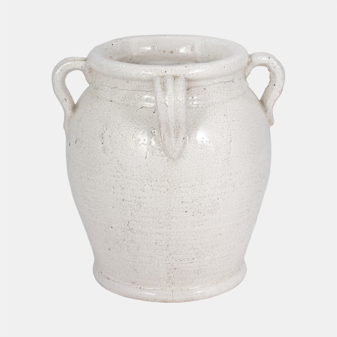 Calais Crackle Handle Pot