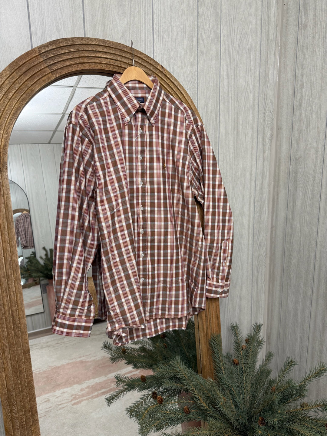The Cedar Trail Plaid Button-Up