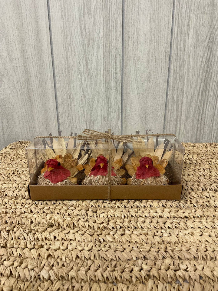 Rustic Turkey Place Card Holders