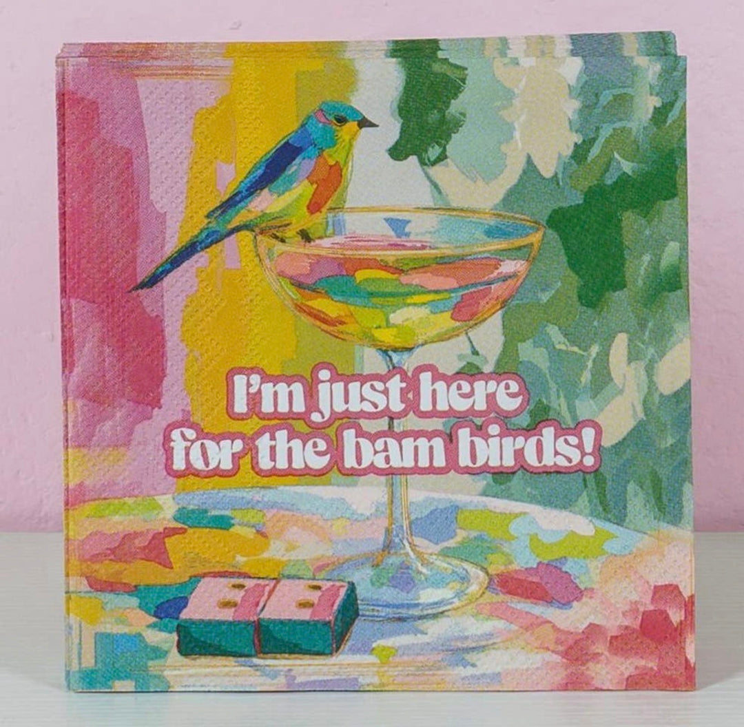 Bam Birds Cocktail Napkins