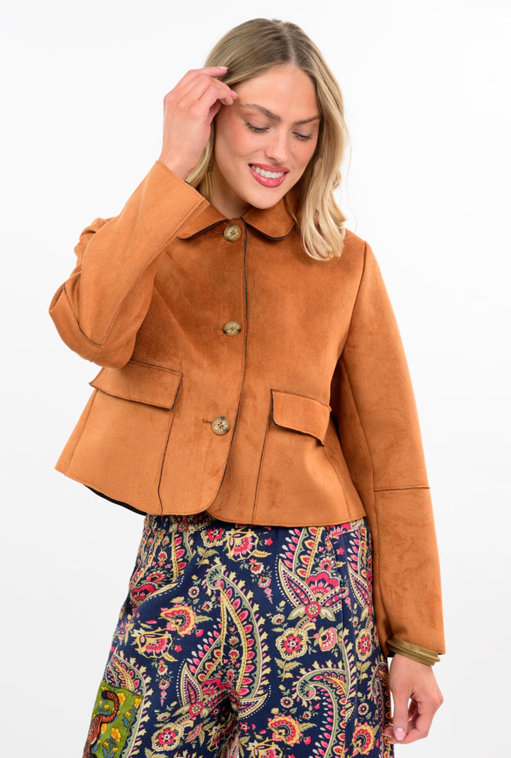 The Sutton Faux Suede Jacket