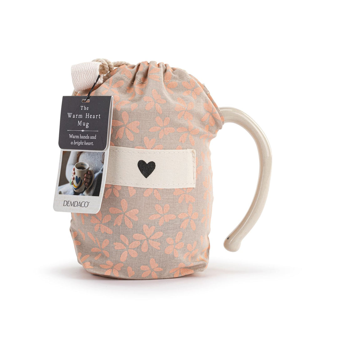 Warm Heart Mug with Cozy Sleeve