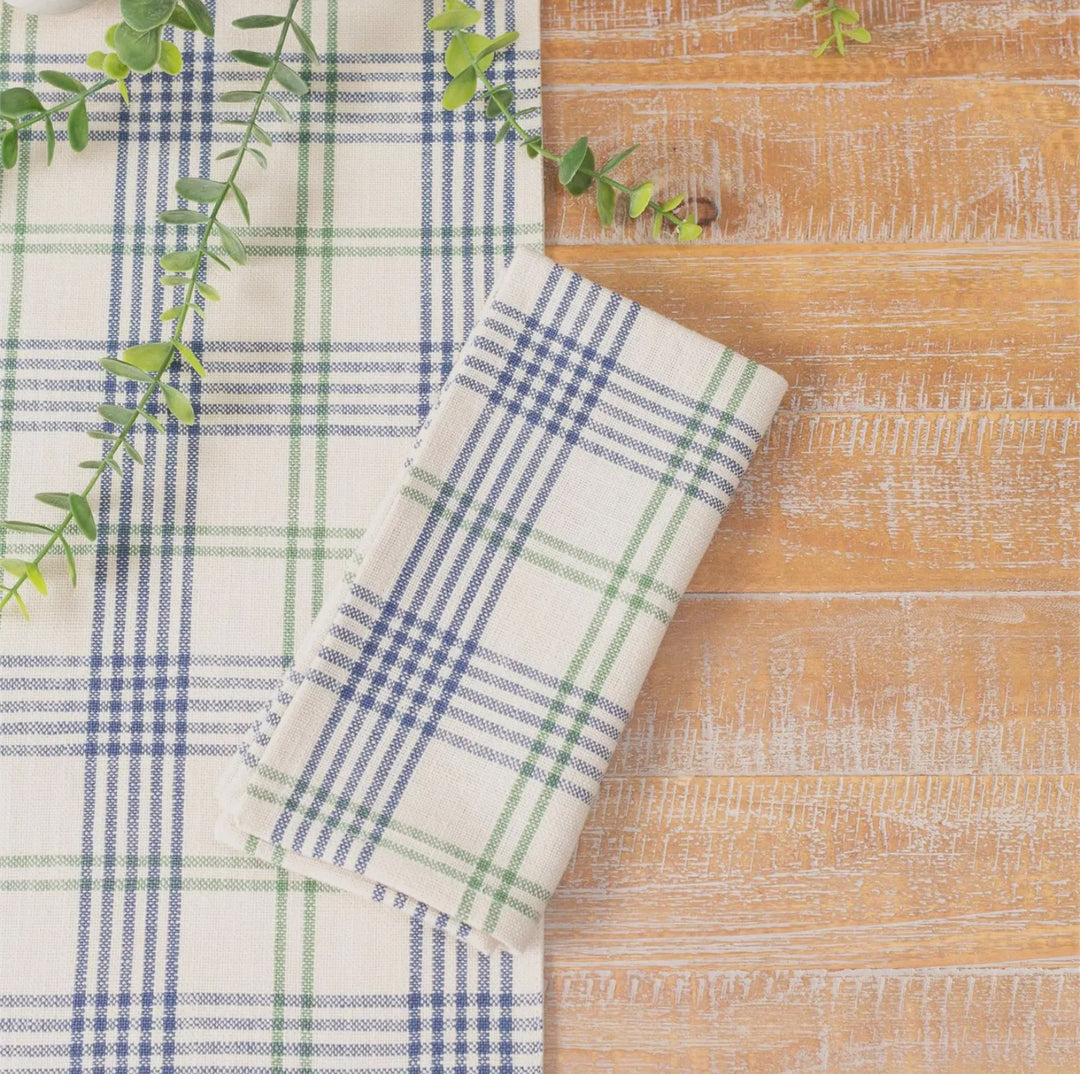 Lakehouse Plaid Dinner Napkin