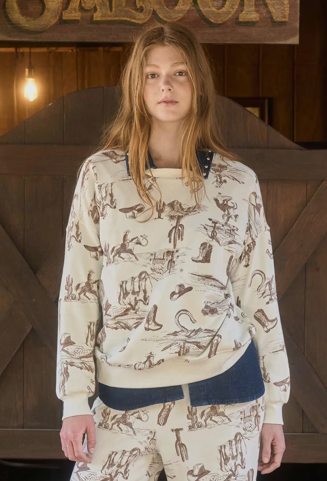 High Noon Western Pullover