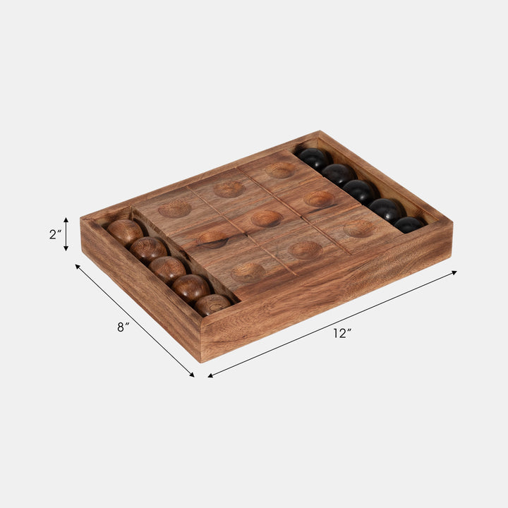 Heritage Wood Tic-Tac-Toe Board