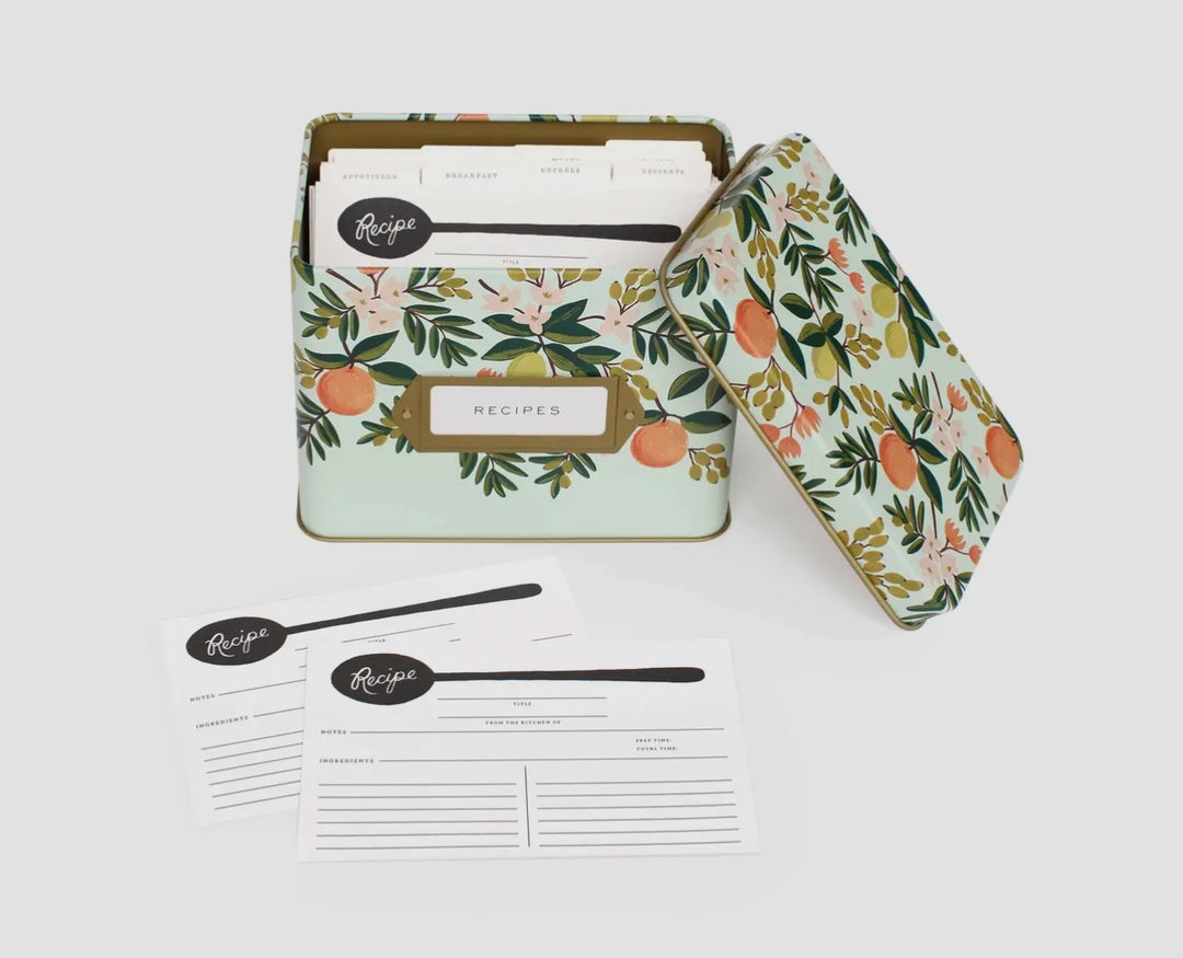 Citrus Grove Recipe Tin