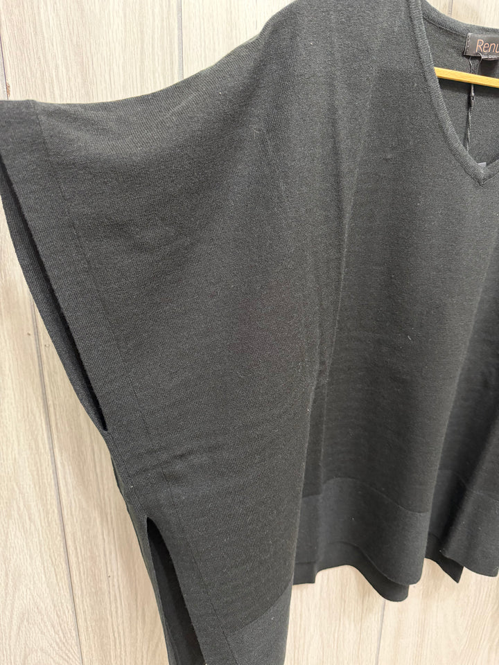 The Noir Winged Knit Top