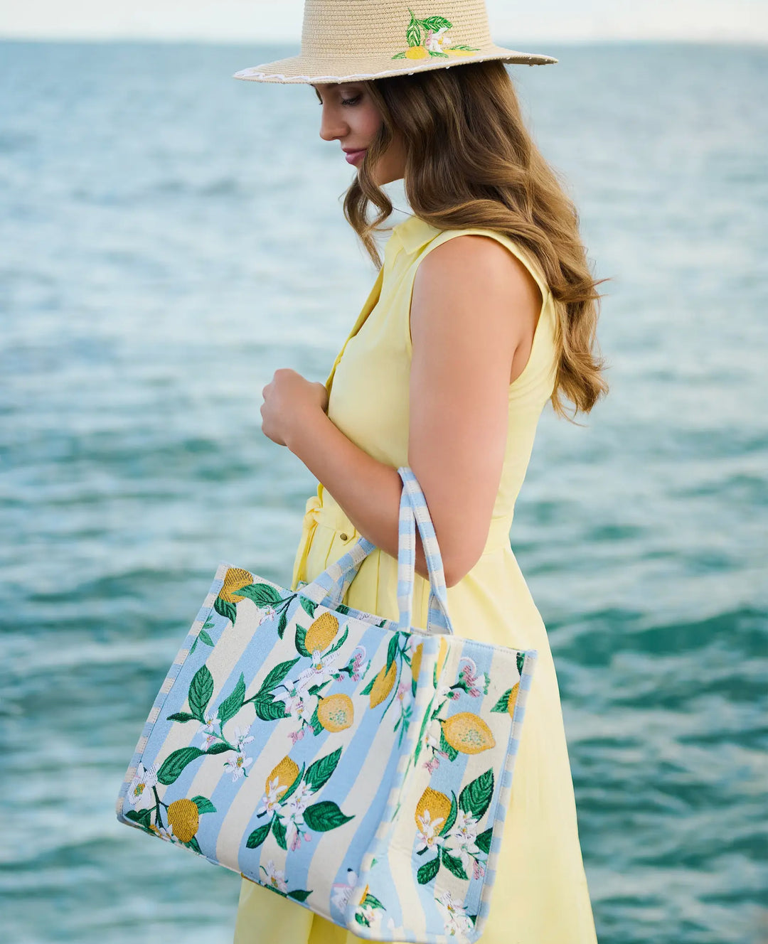 Lemon Grove Jacquard Tote
