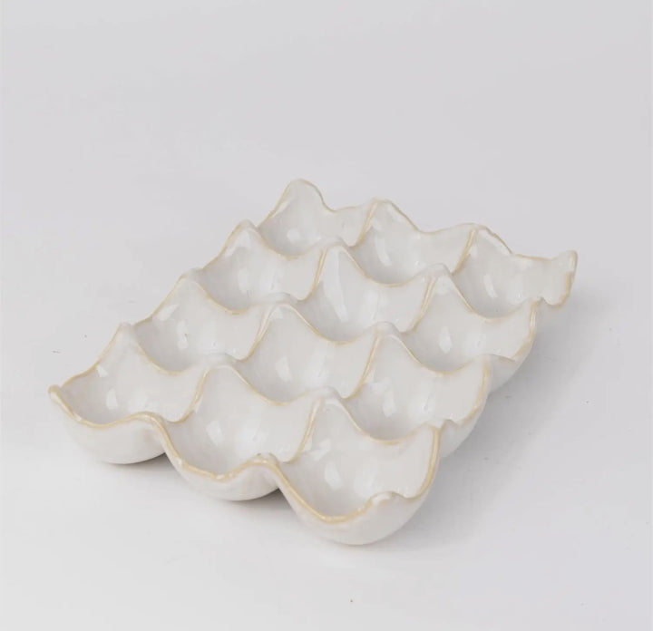 Ceramic Egg Carton Holder
