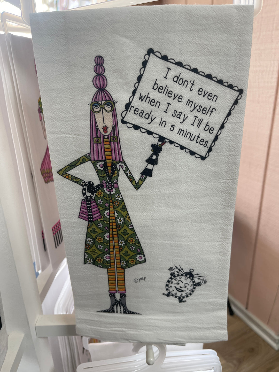 Ready in 5 Minutes Tea Towel