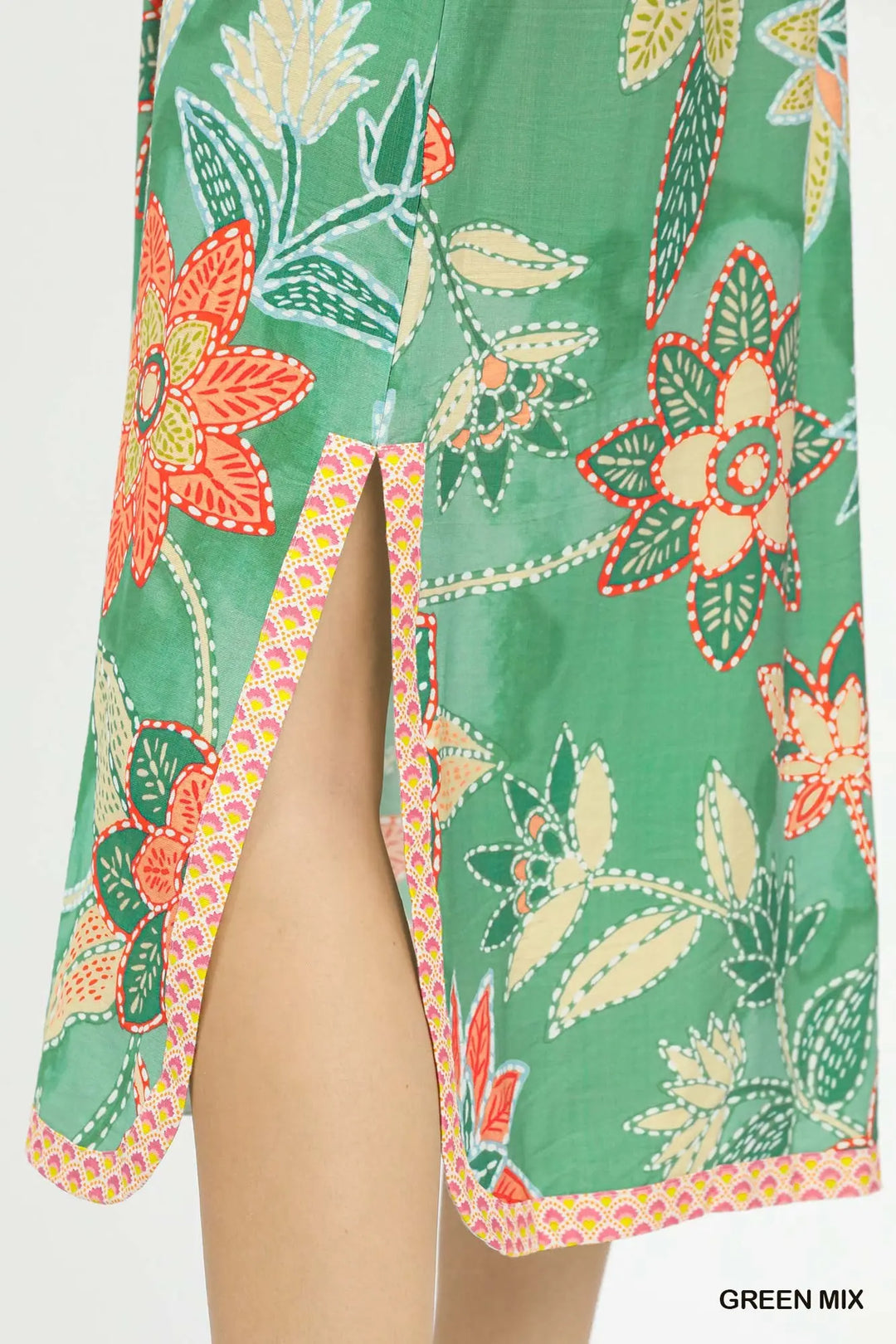 Garden Mosaic Midi Dress