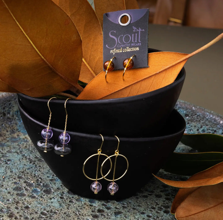 Refined Glass Earring Collection - FINAL SALE