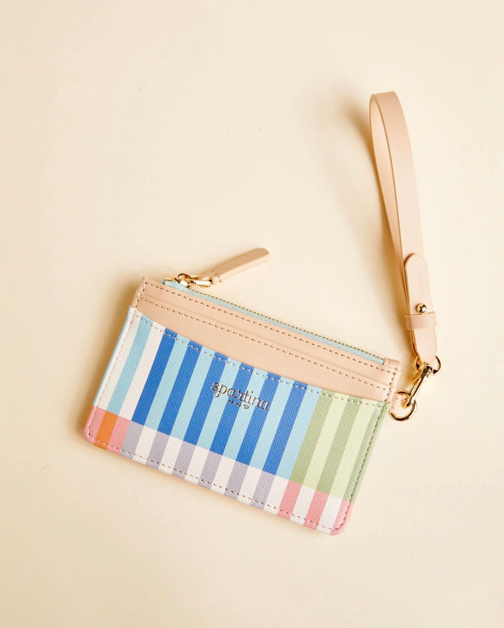 Slim-card Coin-purse Overboard Stripe