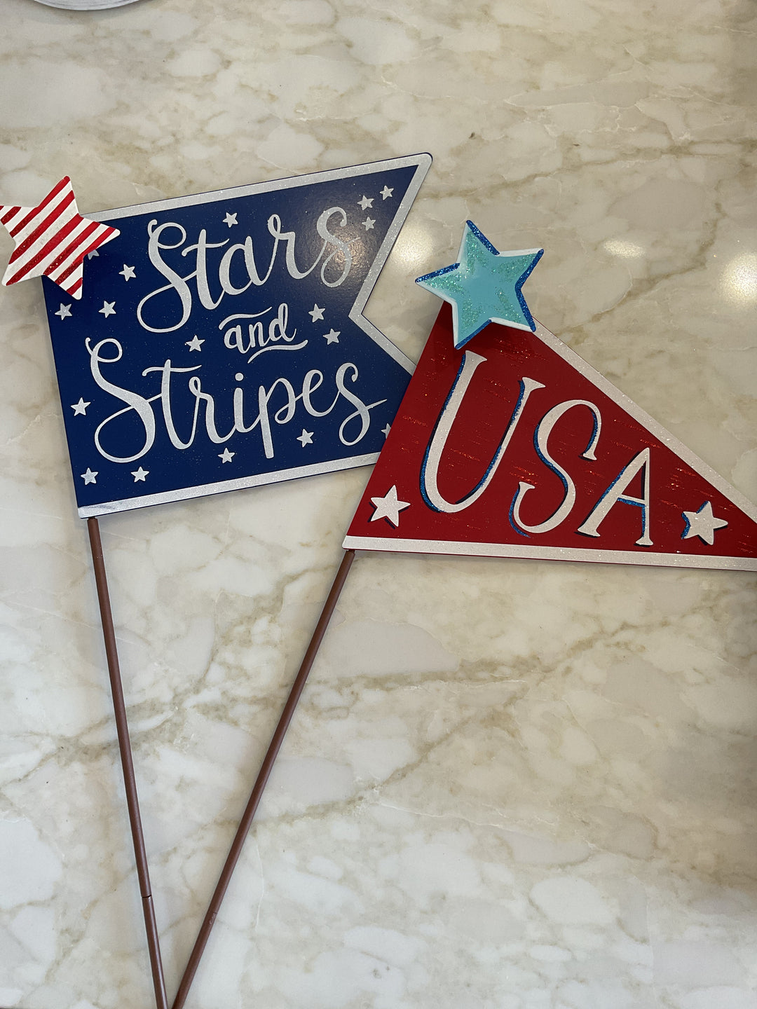 USA & Stars & Stripes Pennants