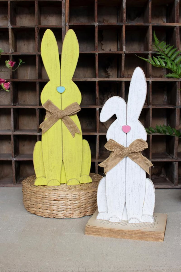 Wooden Easter Bunnies