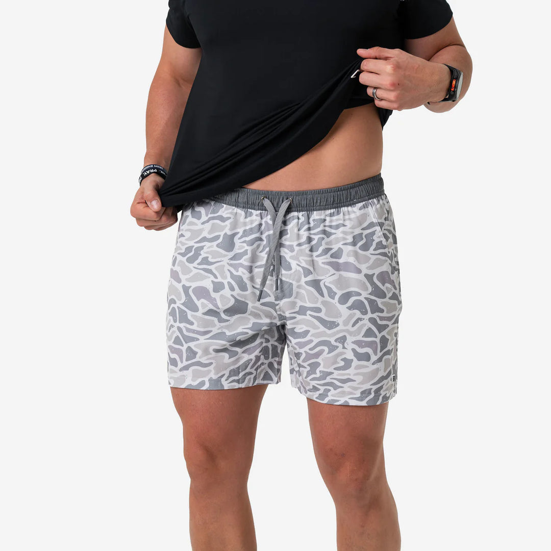 Wear ‘Em Everywhere Shorts – White Camo
