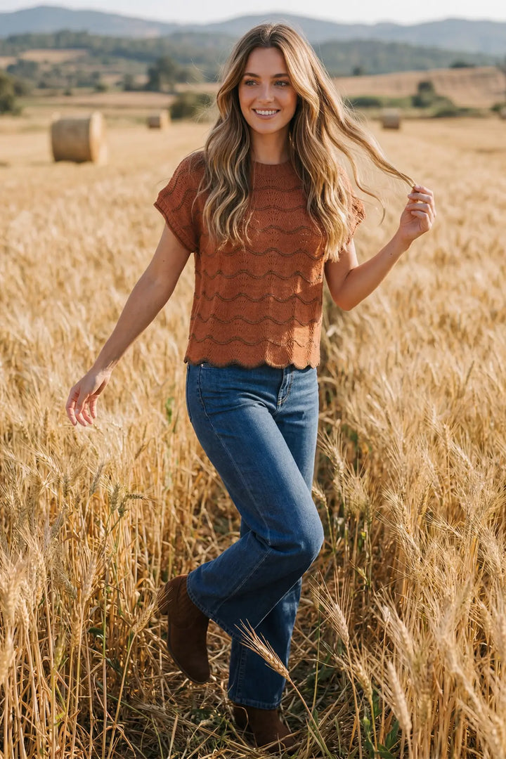 Cinnamon Lane Sweater Top
