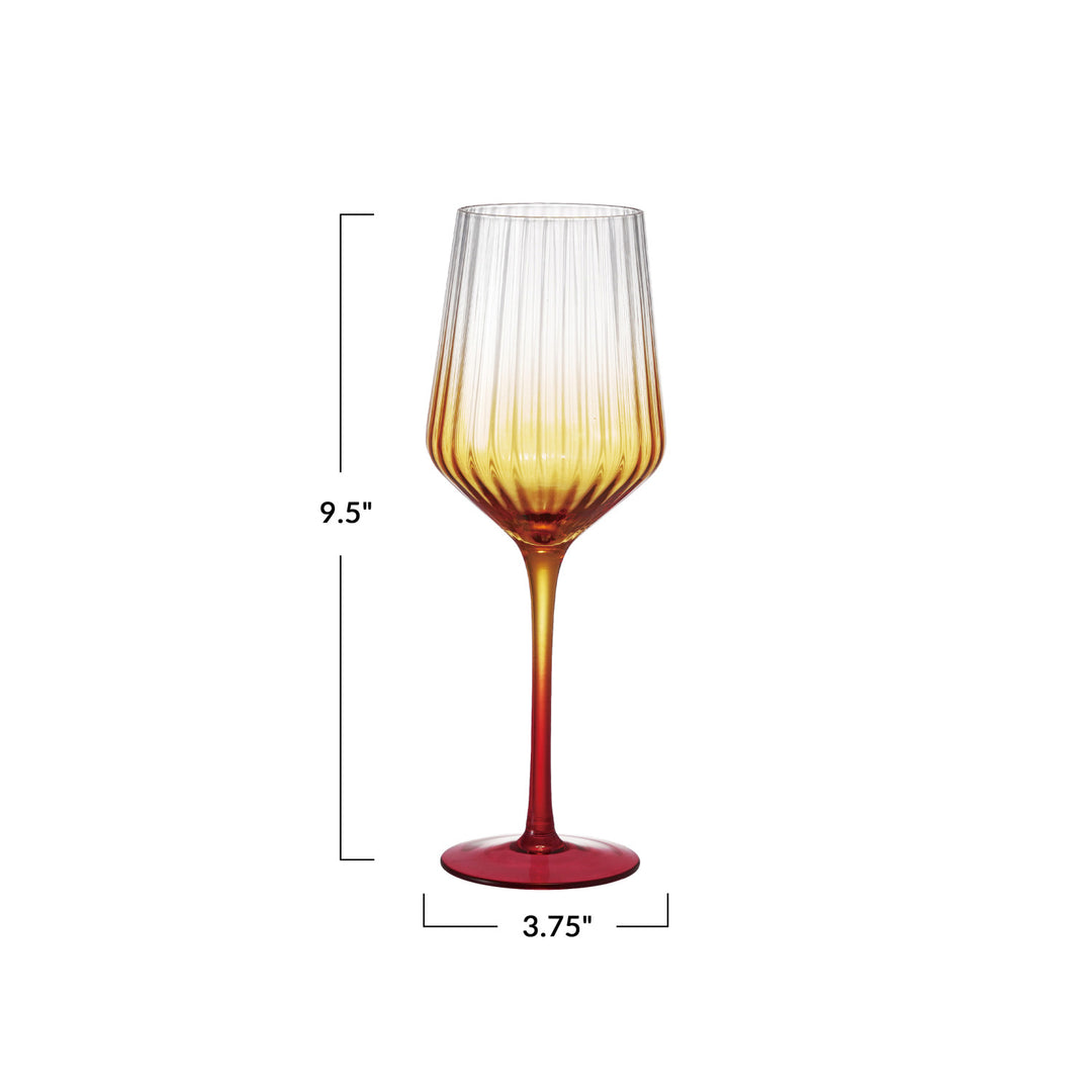 Sunset Glow Stemware Collection