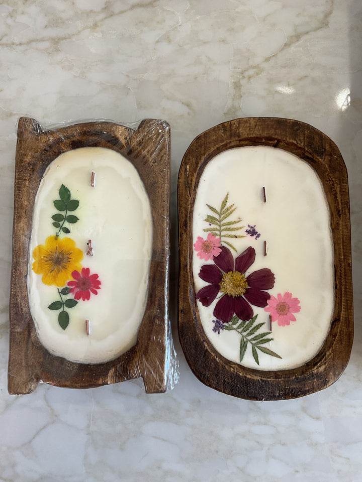 Dough Bowl Hand Poured Candle - Small