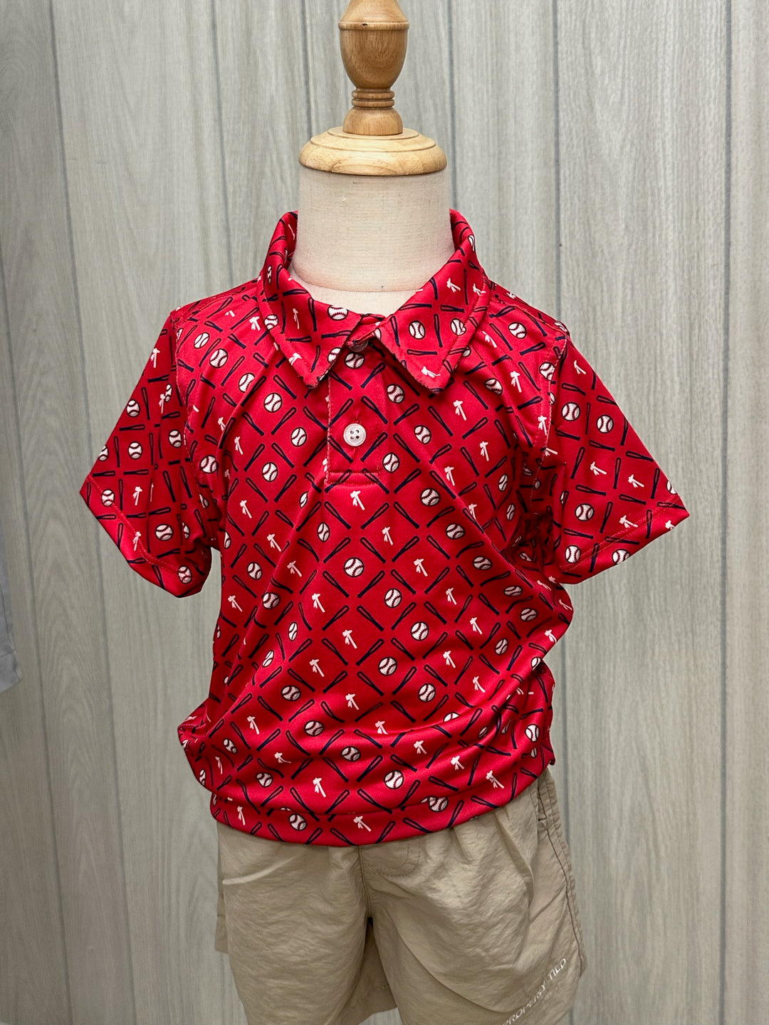 Atlanta Red Baseball Polo