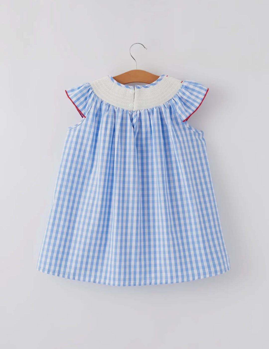 Americana Smocked Embroidered Dress