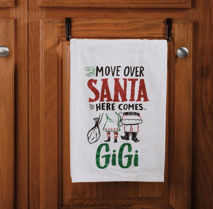 “Move Over Santa” Holiday Tea Towels