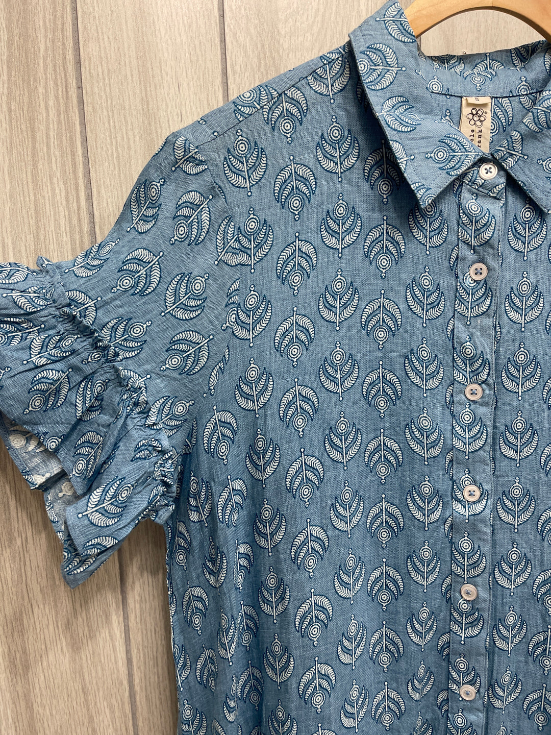 Flossy Blue T-Shirt Dress