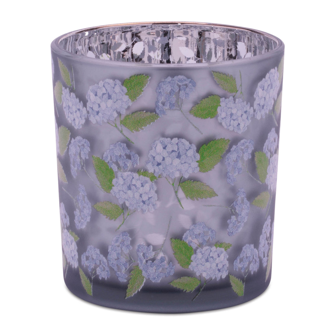 Hydrangea Glow Glass Votive